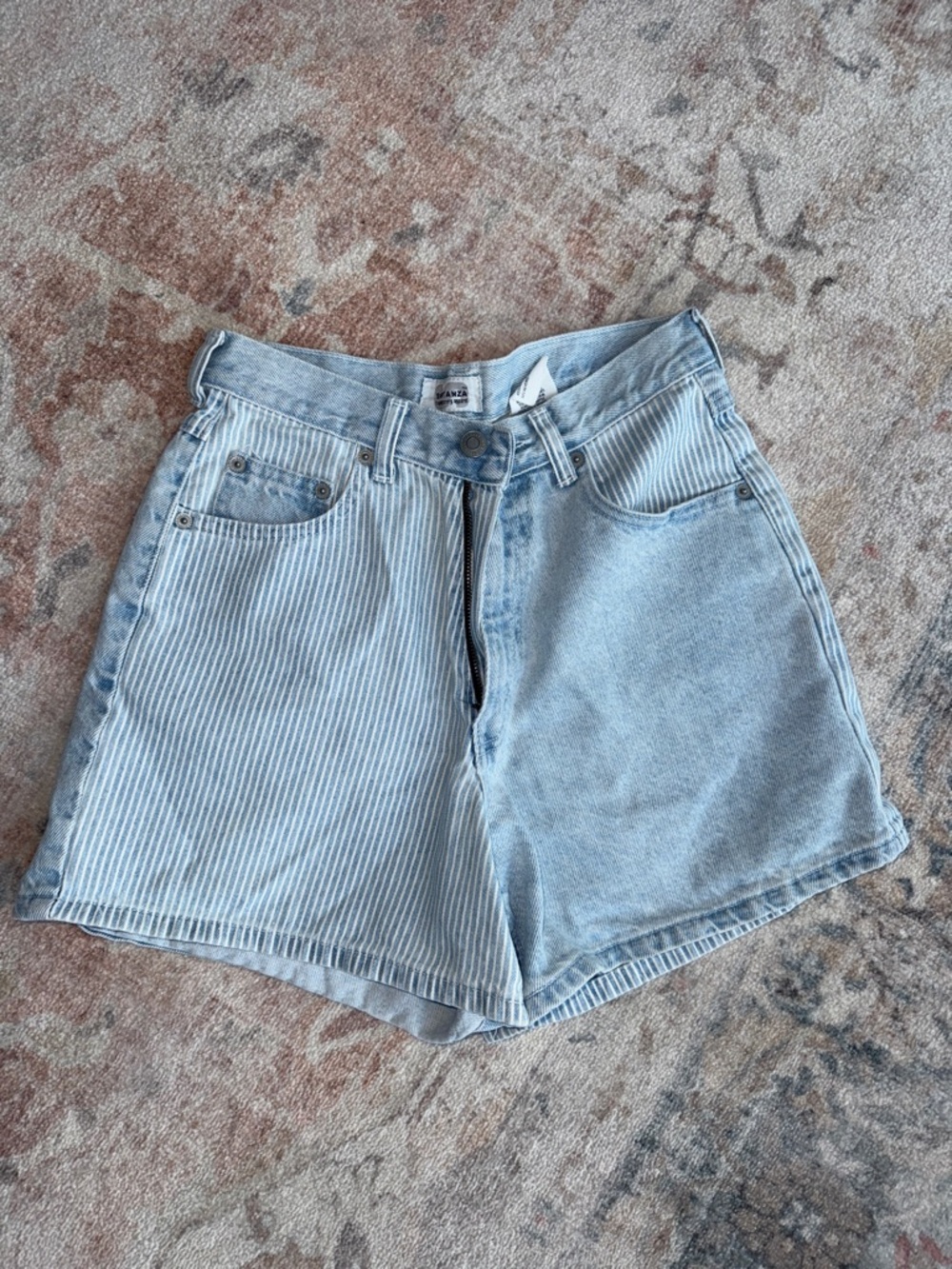Vintage High-waisted Denim Shorts